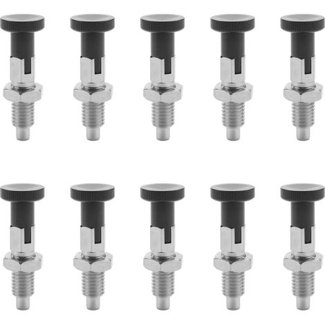 Goupille de piston autobloquante M10 en acier inoxydable (1/5)