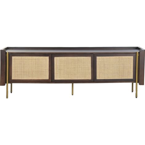 Mueble Tv Mango Fibra 160X40X55 Marron Oscuro (1/5)