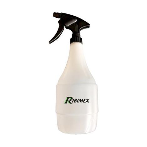 Ribimex – Pulvérisateur à gâchette 1 L – Bidon polyéthylène – Tête et gâchette en polypropylène – Pour chantiers humides