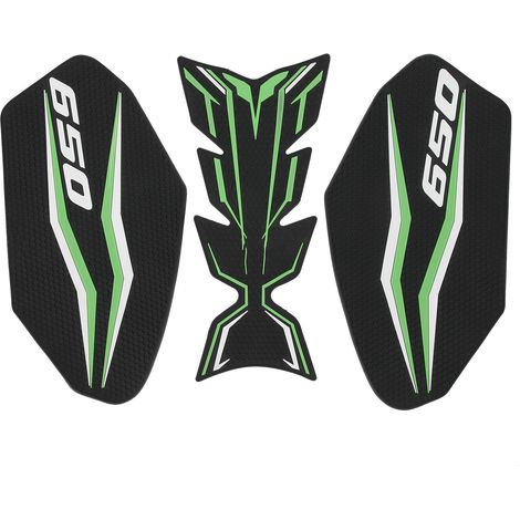 GARRYFIZH Autocollant de protection de moto pour coussin de réservoir de carburant à gaz pour KAWASAKI Z650/NINJA 650 20172021 (1/5)