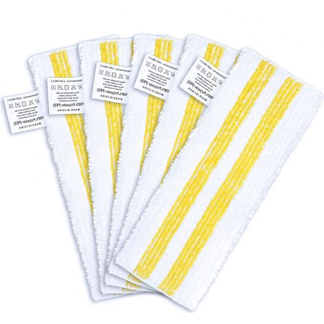 Lot de 5 Chiffons en Microfibre pour Kärcher EasyFix Compatibles avec Nettoyeur Vapeur pour Kärcher EasyFix SC 2, SC 3, SC 4, SC 5 (1/5)