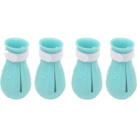 protectores de silicona para las patas, ajustables con velcro, antiarañazos para gatos, ideales para el baño, el aseo y las visitas al veterinario. (1/5)