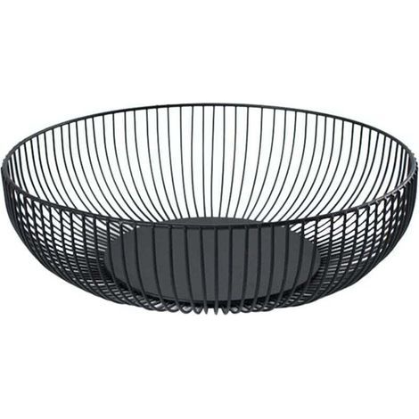 Corbeille à fruits en métal, corbeille à fruits en fil métallique Morden, corbeille à fruits, panier de rangement pour pain et collation. (1/4)