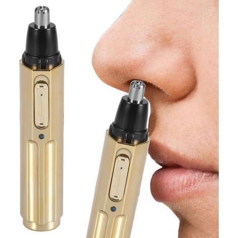 Tondeuse Rasoir à Nez Électrique - Marque - Modèle - Acier Inoxydable - Lavable - Coupe Rapide et Sans Douleur (1/4)
