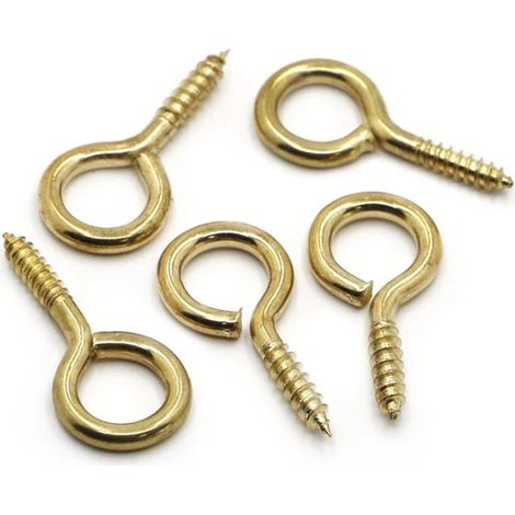 80 crochets à vis - zinc - pour suspension et rangement (1/5)