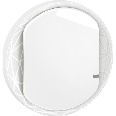 Legrand – Enjoliveur interrupteur sans neutre Céliane with Netatmo blanc – Remplacement esthétique – Compatible avec fonctions connectées – Usage intérieur (1/2)