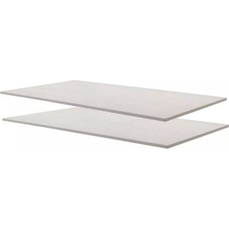 set 2 ripiani per armadio "ghost 120", 56x39,1x1,5 cm