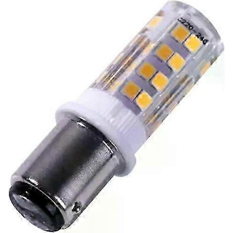 Ampoule LED à double contact BA15d (2025) à culot à baïonnette, 220 V, pour machines à coudre Pfaff, Singer, Privilege, Bernina, etc. (1/5)