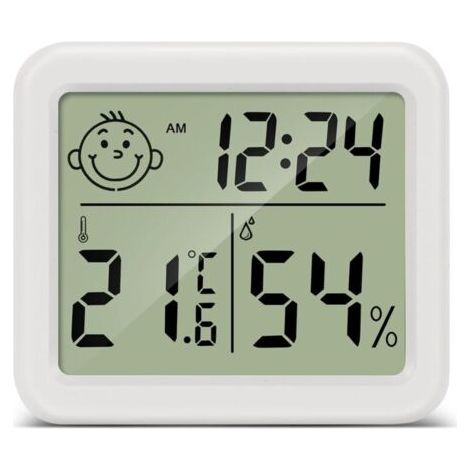 Termometre Maison Thermomètre Hygromètre Interieur Numérique Température Humidité pour Salon entrepôt Chambre de bébé Vestiaire (1/5)
