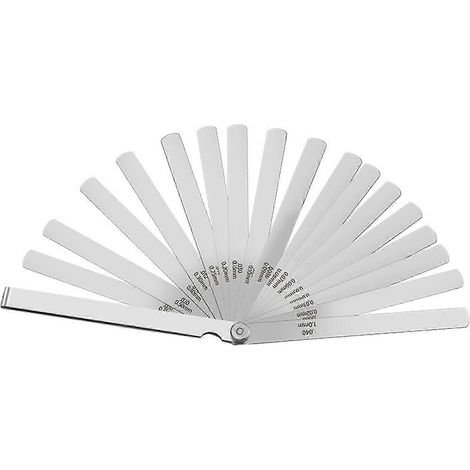 Jauges d'épaisseur en acier inoxydable, calibres de décalage standard, outils de mesure d'épaisseur pour le travail du bois (1/5)