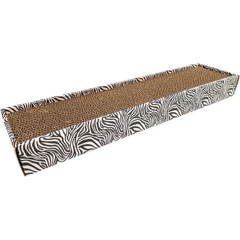 Set 4 pezzi Tiragraffi Cartone modello Homedecor Animalier Zebra