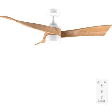 Cecotec Deckenventilator mit Licht EnergySilence Aero 5280 WeißHolz