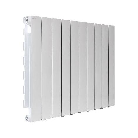 Radiateur eau chaude en aluminium 10 éléments H800 – Profondeur 97 mm – Entraxe 800 mm – Puissance 178,2 kW/élément – Blanc – Fondi