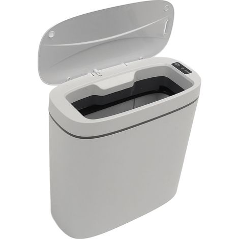 Multifunktionaler automatischer Abfalleimer mit Bewegungssensor, 3 Modi, intelligenter Abfalleimer mit Deckel für Bad und Küche, 14 Liter (1/5)