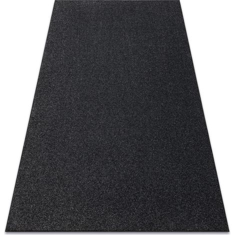 Teppich Teppichboden EXCELLENCE schwarz 141 eben, Melange black 100x150 cm