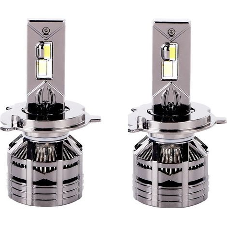 2er-Set H4 LED-Autolampen 12V 150W 15000 lm für Scheinwerfer, CANbus fehlerfrei, 6000 K, Abblend-/Fernlicht