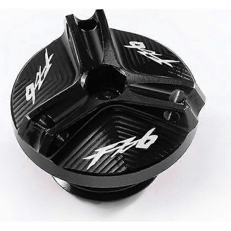 Bouchon de réservoir de liquide de frein avant et bouchon de remplissage d'huile moteur pour motos Yamaha FZ6, FZ-6, ZF6N, FZ6R, FZ6S et Fazer : accessoires de protection. Bouchon de remplissage d'hui (1/5)