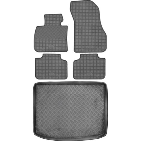 BMW Serie 2 F45 Active Tourer de 2014 (juego de alfombrillas de goma para coche + alfombrilla para maletero)