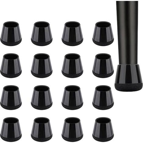 Stuhlgleiter, Silikon-Stuhlbeinschoner, 16-teiliges Set Stuhlbeinschoner mit Filzgleitern, reduzieren Geräusche und Kratzer (1/4)
