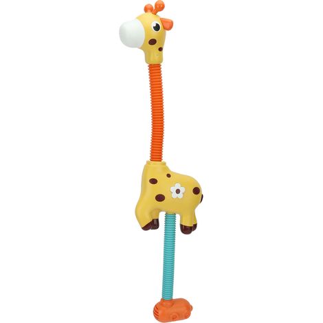 Girafe Électrique Arroseur Flexible Jouet de Bain pour Bébé avec Bords Arrondis pour Piscine et Salle de Bain (1/5)