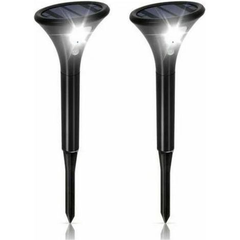 SABIR Pack de 2 Lampes LED Solaire avec détecteur de mouvement (1/5)