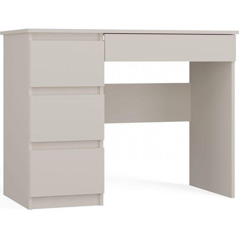 Scrivania sinistra con 4 cassetti, 51 cm, x 98 cm, x 76 cm, Cashmere (1/3)
