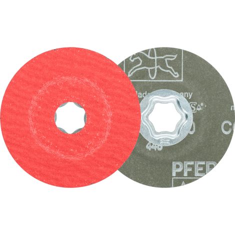 PFERD COMBICLICK Keramikkorn Fiberscheibe Ø 100mm CO-COOL50 für Edelstahl 25 Stk (1/5)