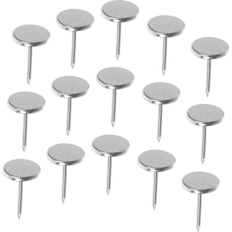 50 pièces Clous Tête Plate Vintage Fer pour Ameublement Clous Décoratifs Rembourrage Meubles Canapé Accessoires de Quincaillerie pour Bois (1/5)