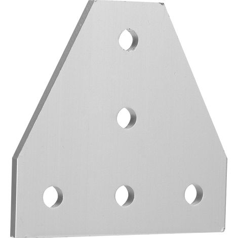 Zubehör für 3D-Drucker: 5-Loch-Montageplatte, kompatibel mit V-Nut-Linearführungen (silber) (1/5)