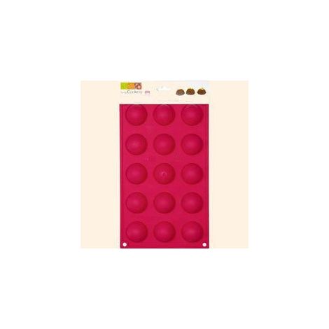 Multi moule - Kouglofs - 15 demi-sphères - Silicone - Compatible congélateur - Lavable au lave-vaisselle (1/3)
