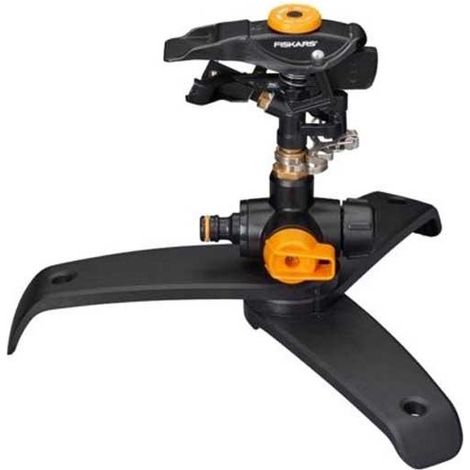 Fiskars 1027050 Dreibein-Sprinkler Silber langlebig