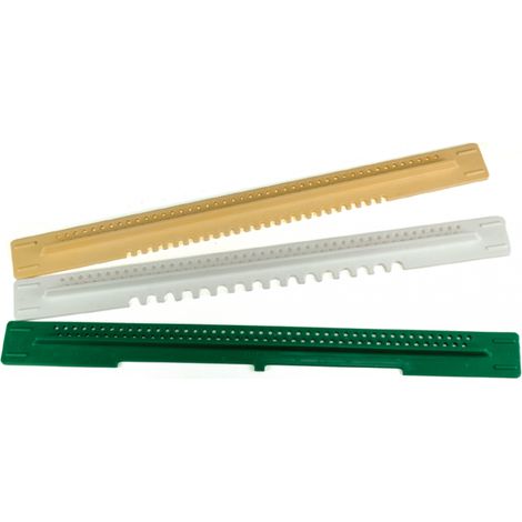 Porte d'entrée plastique anti-frelons asiatiques Nicot verte 5,5 mm pour ruche Dadant