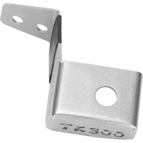 Support d'antenne antivol en acier inox pour Tank 300, installation facile, finition argentée durable