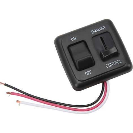 Commutateur variateur 12V DC à bascule pour LED halogène incandescent RV voiture camion - ABS - 3 fils (1/5)