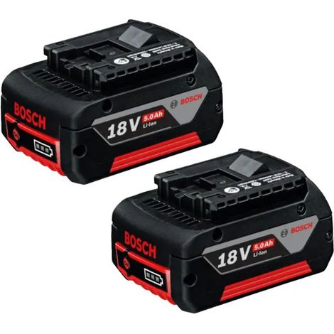 baterías Bosch gba 18v 5.0 ah pack 2 litio-ion