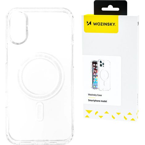 Étui MagSafe ultra transparent Wozinsky pour Samsung Galaxy S24 FE - Transparent (1/5)
