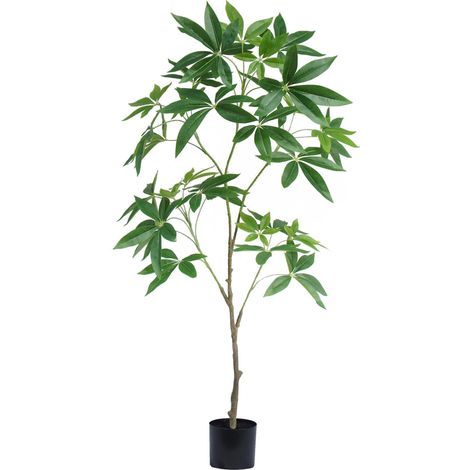 120cm Artificial Money Tree Pachira Realistic Faux Tree (1/2)