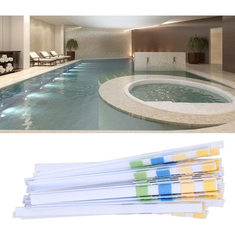 pH-Teststreifen, 100 Stück – 15-Sekunden-Farb-pH-Analyse-Set – Für den Heimgebrauch mit Urin, Aquarien und Schwimmbecken (1/5)