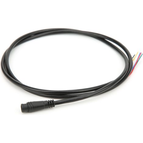 Câble signal 6 cœurs pour vélo, matériau mixte pratique, accessoire de modification batterie lithium, connecteur mâle 6 broches (1/5)