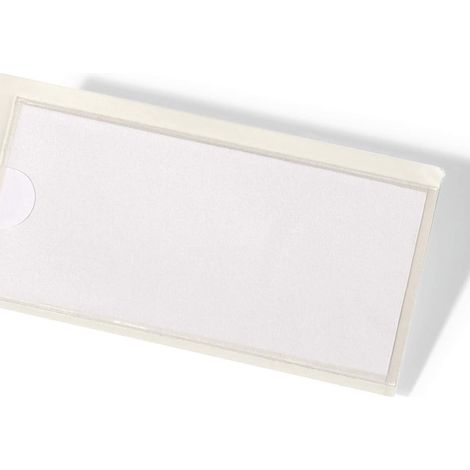 Durable Pocketfix 8021-19 Pochettes Adhésives Transparentes 74x32 mm Lot de 10