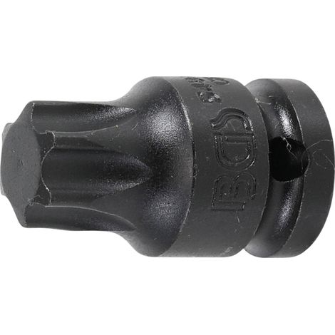 Punta de vaso de impacto longitud 42 mm entrada 12,5 mm (1/2") perfil en T (para Torx) T80