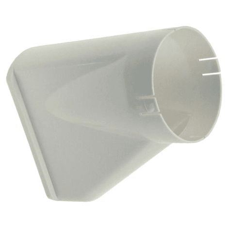 Delonghi – Buse flexible d'évacuation pour climatiseur mobile – Largeur intérieure 192mm – Longueur intérieure 77mm – Diamètre 122mm – NE1676