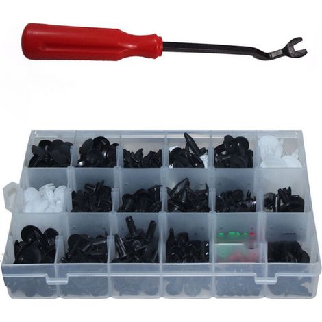 460 clips de fixation pour pare-chocs de voiture, résistants aux vibrations, à boucle rivetée portable et universels pour véhicules (1/5)