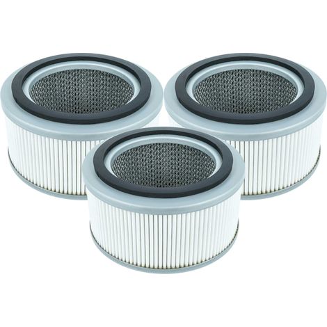vhbw 3x filtro sostituisce Kärcher 6.414-634.0 per aspirapolvere - filtro HEPA nero / bianco / grigio