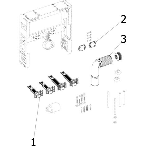 VIEGA 776596 Bloc lavabo Prevista Pure (1/5)