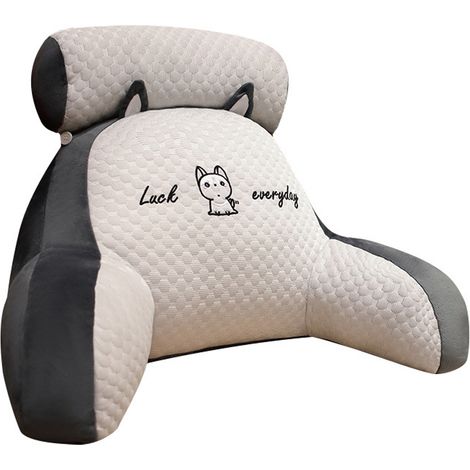 [Modèle amélioré Cool Beans] Husky (Matière Ice Bean) - Coussin moyen [60x40 cm] - Coussin de chevet Ice Bean, oreiller moelleux (1/5)