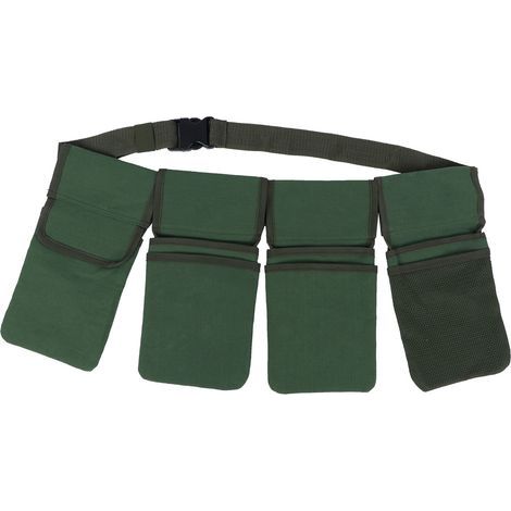 Aufbewahrungstasche für Gartengeräte, Gürteltasche, Organizer mit 4 Fächern, Gartenbedarf (1/5)