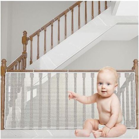 Filet de sécurité pour enfants, filet de protection pour escaliers, balustrade de balcon, filet de sécurité pour enfants, bébés, animaux domestiques, filet de protection pour balcon et escali (1/5)
