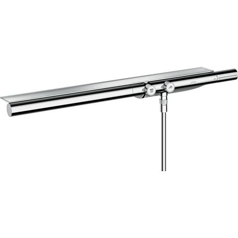 Hansgrohe AXOR ShowerSolutions Thermostat de douche AXOR 800, montage apparent / encastré, 2 consommateurs, Coloris: chrome - 45440000 (1/4)