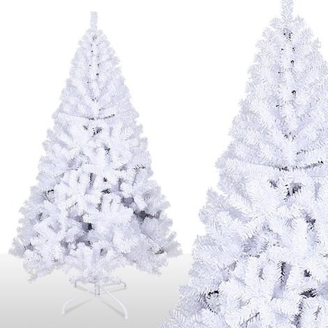 SWANEW Albero di Natale artificiale bianco 210 cm (1/5)